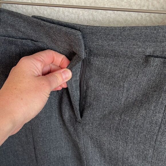 Loft Skirt Womens Size 6 Grey Wool Pencil‎ - Picture 4 of 7